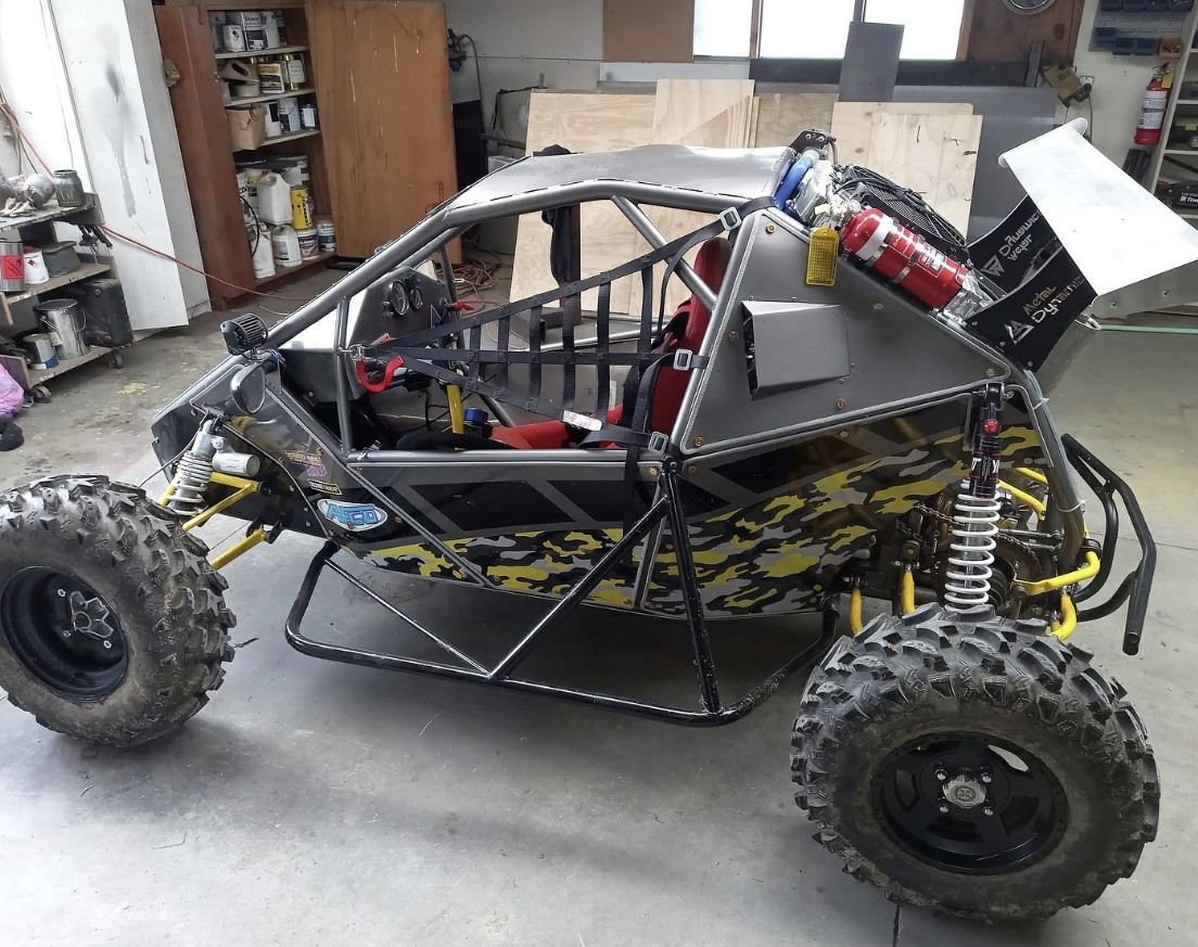 Projeto com pneus off-road